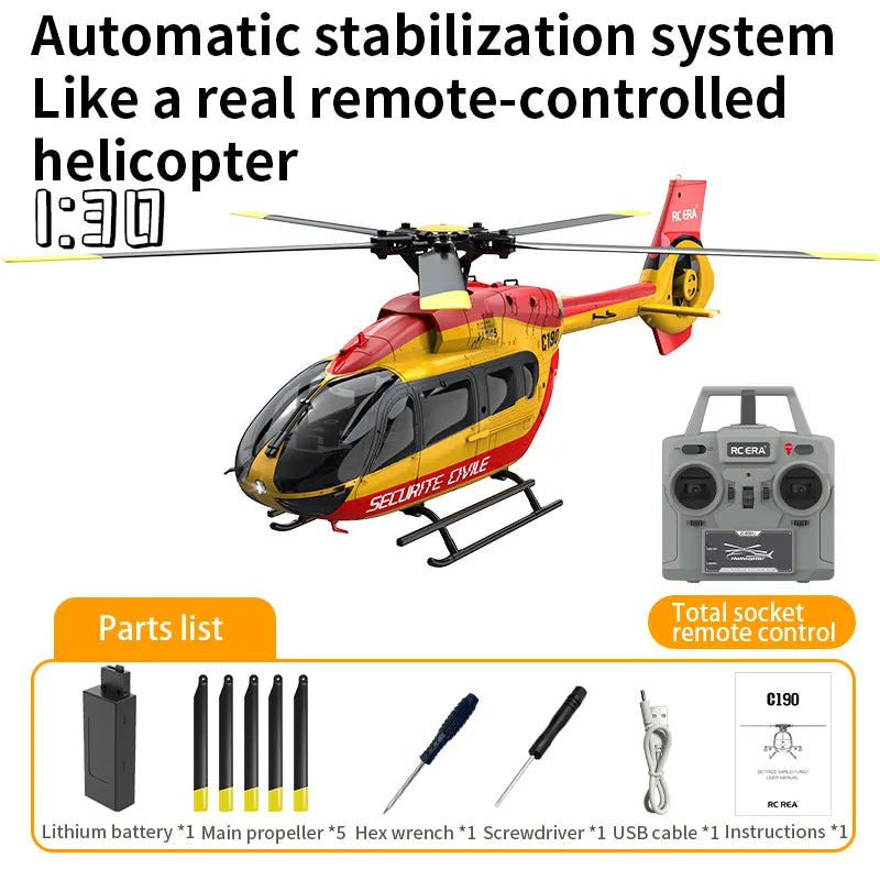 RC ERA C190 H145 150 Size Gyro Stabilized RC Helicopter | INDIA