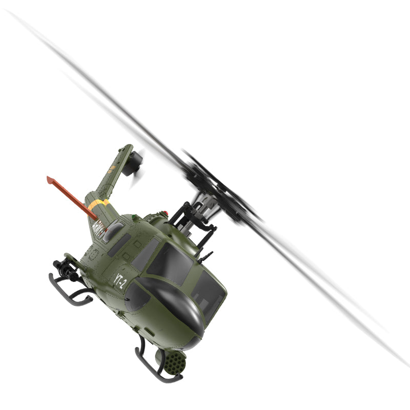 YuXiang F07 1:34 UH-1 HUEY Scale 2.4G 6CH Altitude Hold Optical Flow Positioning Dual Brushless Motor RC Helicopter | India