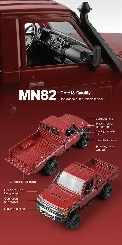 MNRC MN82 RTR 1/12 2.4G 4WD RC Car TOYOTA Land Cruiser LC79 Rock Crawler | India.