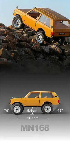 MNRC MN168 1/12 Land Rover 4WD RTR RC Climbing Truck with LED Lights | India.