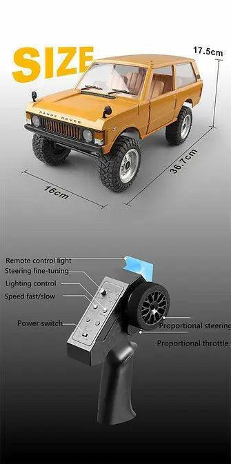MNRC MN168 1/12 Land Rover 4WD RTR RC Climbing Truck with LED Lights | India.