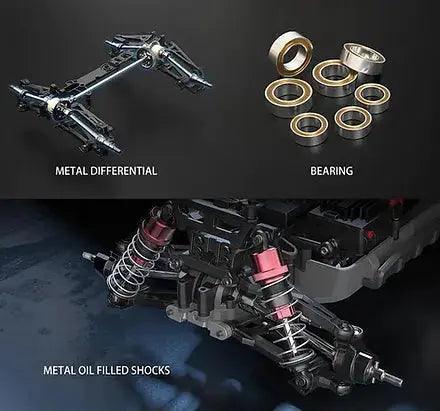 MJX Hyper Go 16208 1/16 4WD Off-Road Brushless RC Monster Truck | India.