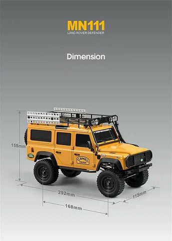 MNRC MN111 RTR 4WD RC Car 1/18 Rock Crawler | India.