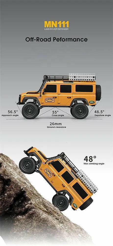 MNRC MN111 RTR 4WD RC Car 1/18 Rock Crawler | India.