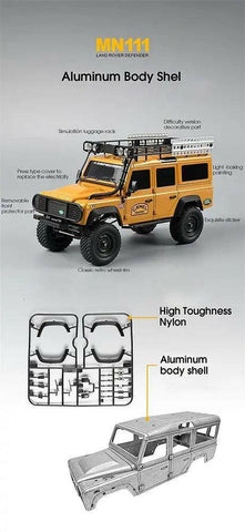 MNRC MN111 RTR 4WD RC Car 1/18 Rock Crawler | India.