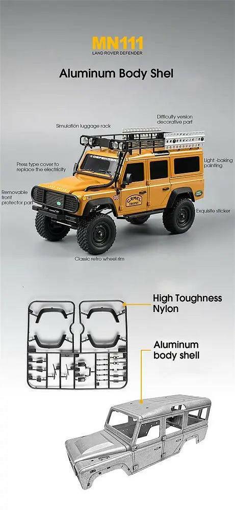 MNRC MN111 RTR 4WD RC Car 1/18 Rock Crawler | India.