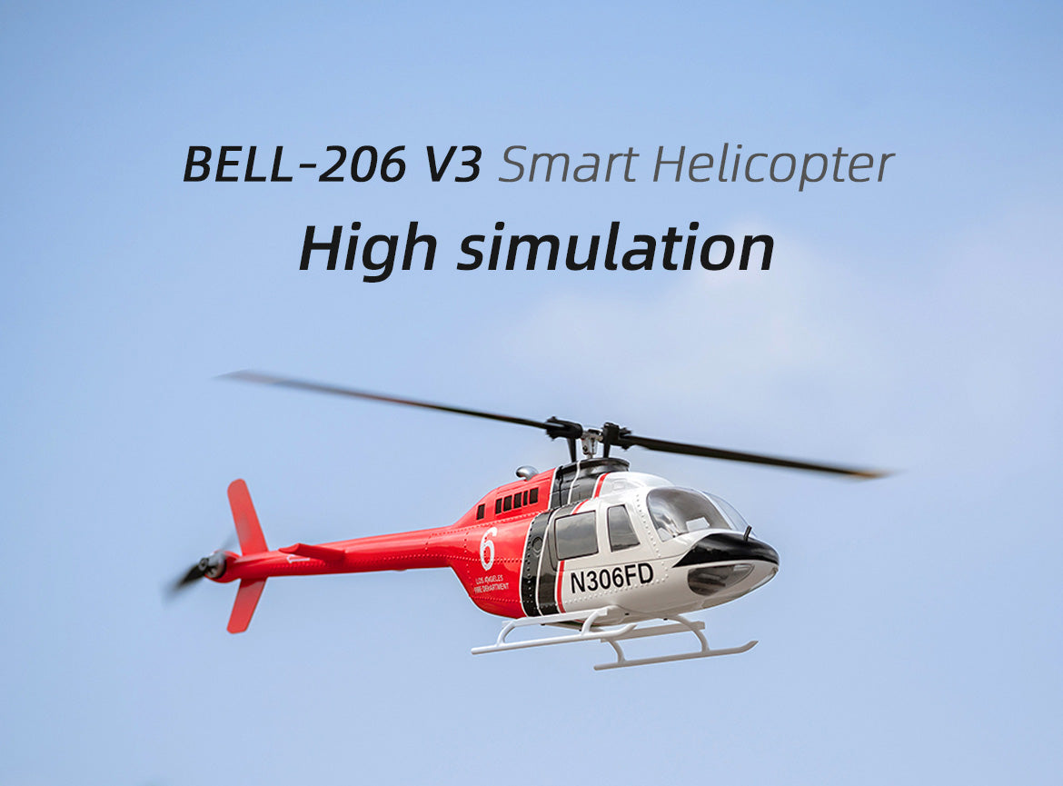 Fly Wing Bell-206 V3 6CH RC GPS Stabilized Scale helicopter | India