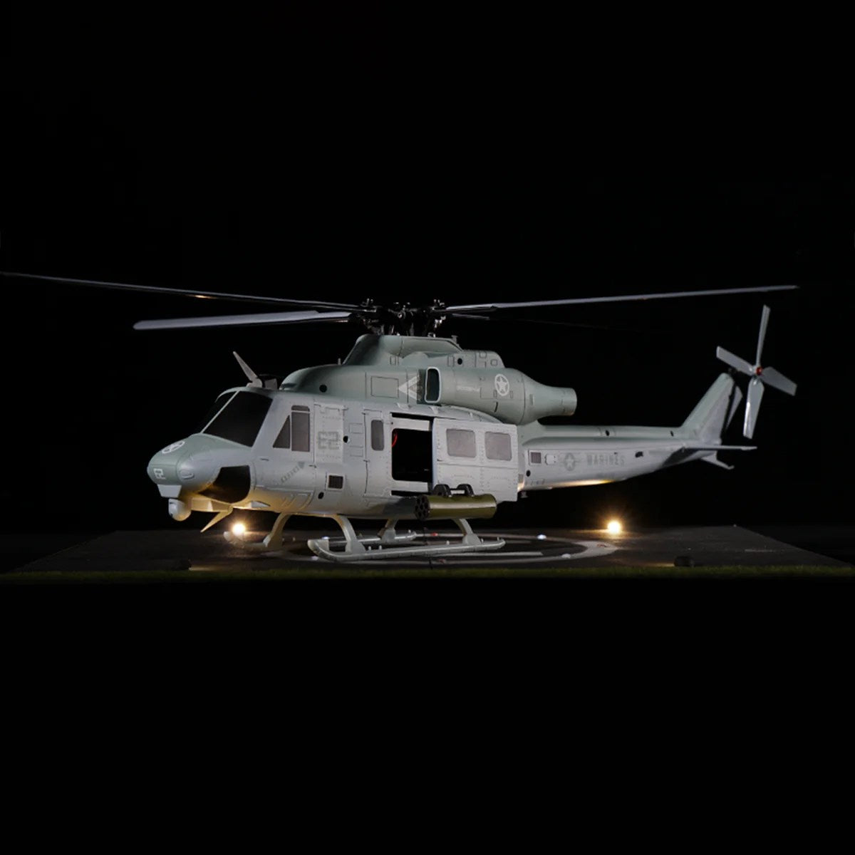 Goosky E2 UH-1Y Venom BNF 500 Size High-Performance Electric RC Helicopter 1/37 Scale | India