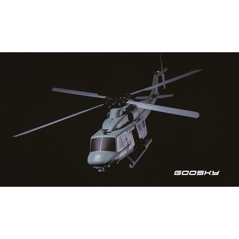 Goosky E2 UH-1Y Venom BNF 500 Size High-Performance Electric RC Helicopter 1/37 Scale | India