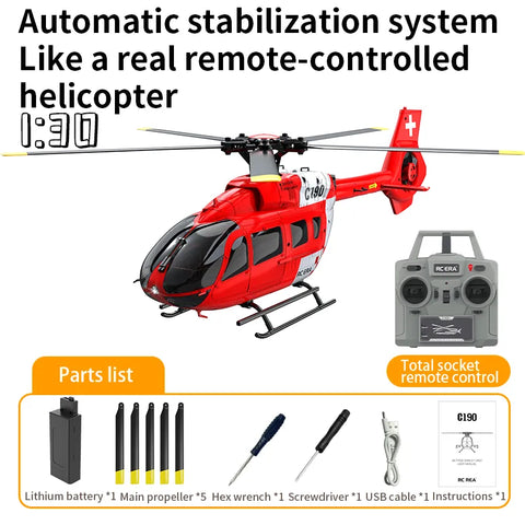 RC ERA C190 H145 150 Size Gyro Stabilized RC Helicopter | INDIA