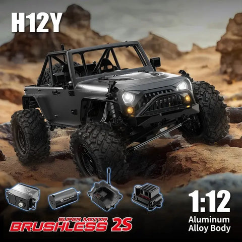MJX Hyper Go H12Y 1:12 Brushless RC 4WD Crawler | India