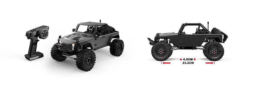 MJX Hyper Go H12Y 1:12 Brushless RC 4WD Crawler | India
