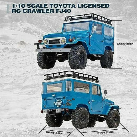 FMS 1:10 Toyota Land Cruiser FJ40 RS- RC Crawler | India.