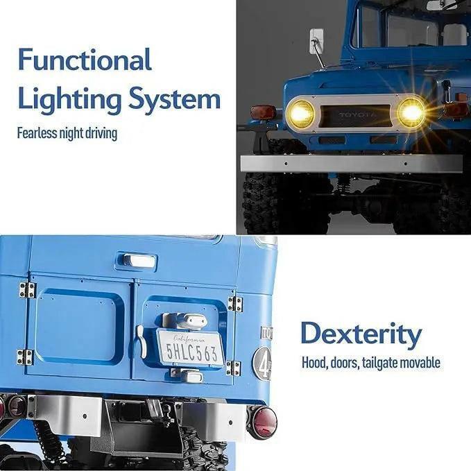 FMS 1:10 Toyota Land Cruiser FJ40 RS- RC Crawler | India.