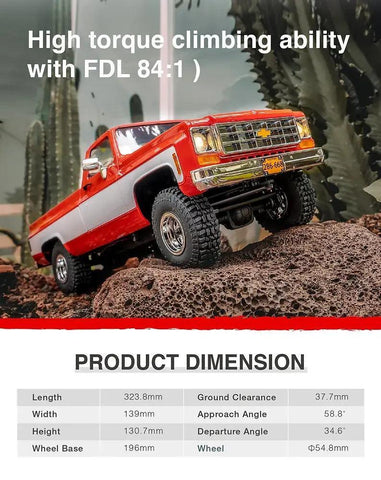 FMS 1:18 Chevrolet K10 RTR Red RC | India.