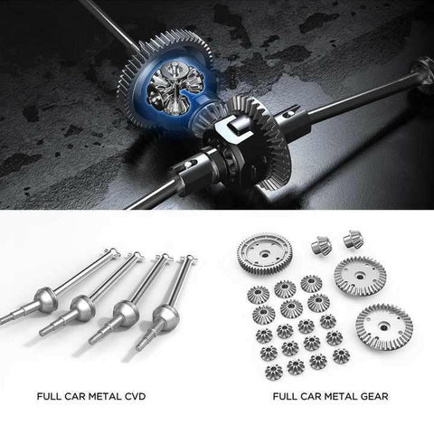 MJX Hyper Go 10208 1:10 4WD RC Trail Crawler 4X4 with Brushless Motor Metal | India.