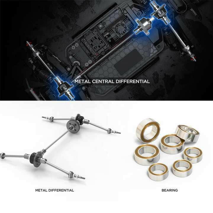 MJX Hyper Go 10208 1:10 4WD RC Trail Crawler 4X4 with Brushless Motor Metal | India.