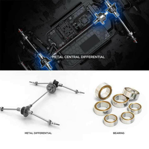 MJX Hyper Go 10208 1:10 4WD RC Trail Crawler 4X4 with Brushless Motor Metal | India.