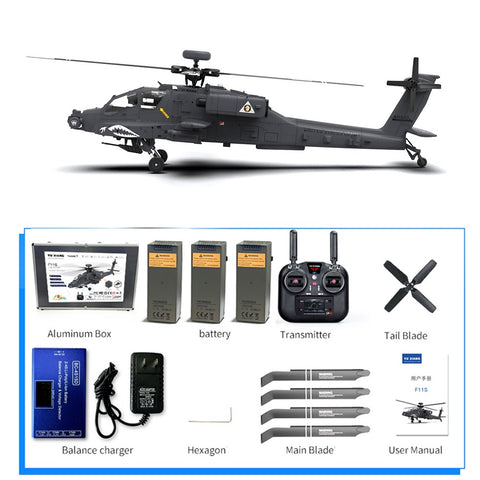 YuXiang F11S Apache AH-64 GPS Stabilized RC Helicopter | India