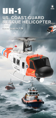 YuXiang F07S UH-1D Huey GPS Stabilized RC Helicopter | India