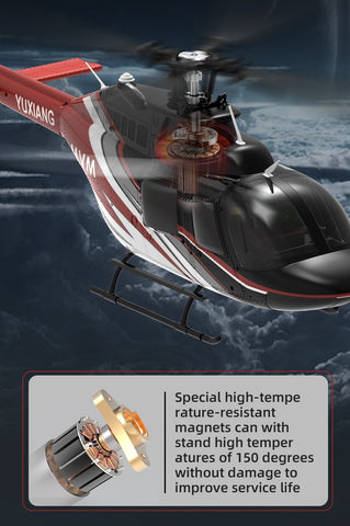 YuXiang F08 Bell206 Jet Ranger Gyro Stabilized Helicopter-RTF | India