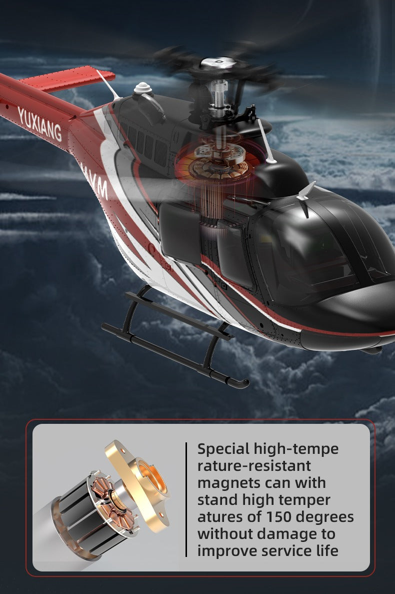 YuXiang F08 Bell206 Jet Ranger Gyro Stabilized Helicopter-RTF | India