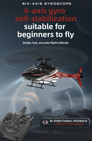 YuXiang F08 Bell206 Jet Ranger Gyro Stabilized Helicopter-RTF | India