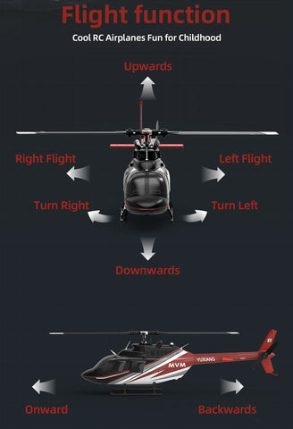 YuXiang F08 Bell206 Jet Ranger Gyro Stabilized Helicopter-RTF | India