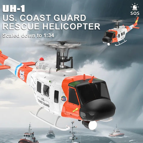 YuXiang F07S UH-1D Huey GPS Stabilized RC Helicopter | India