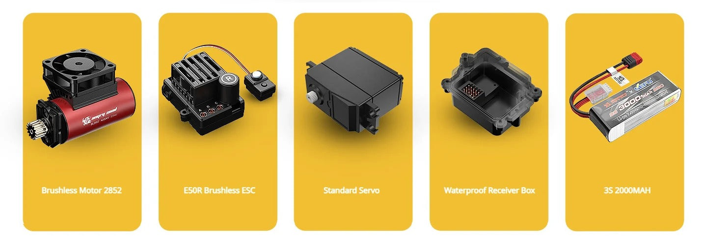 MJX Hyper Go 14207 1/14 Scale Brushless RC Car India – High Speed 4WD Off-Road Truck with 2 Shells | India