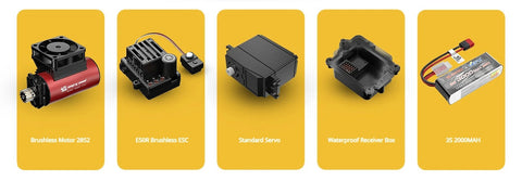 MJX Hyper Go 14207 1/14 Scale Brushless RC Car India – High Speed 4WD Off-Road Truck with 2 Shells | India