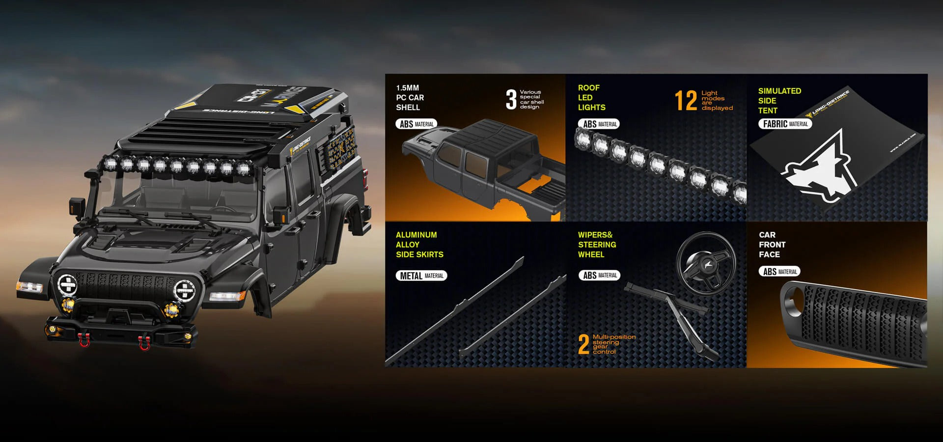 Rlaarlo JK07Pro 1/7 Scale 4WD Brushless RTR RC Crawler | India