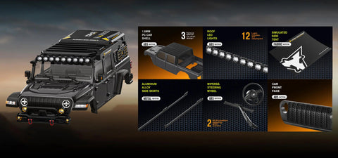 Rlaarlo JK07Pro 1/7 Scale 4WD Brushless RTR RC Crawler | India