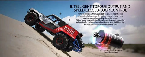 MJX Hypergo 1:8 brushless H8P Remote Control Ford Bronco Baja 1000 4WD off-road Car | India