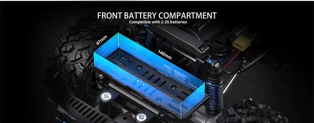 MJX Hypergo 1:8 brushless H8P Remote Control Ford Bronco Baja 1000 4WD off-road Car | India