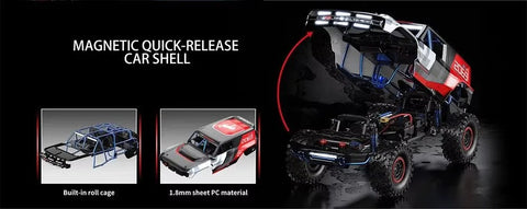 MJX Hypergo 1:8 brushless H8P Remote Control Ford Bronco Baja 1000 4WD off-road Car | India