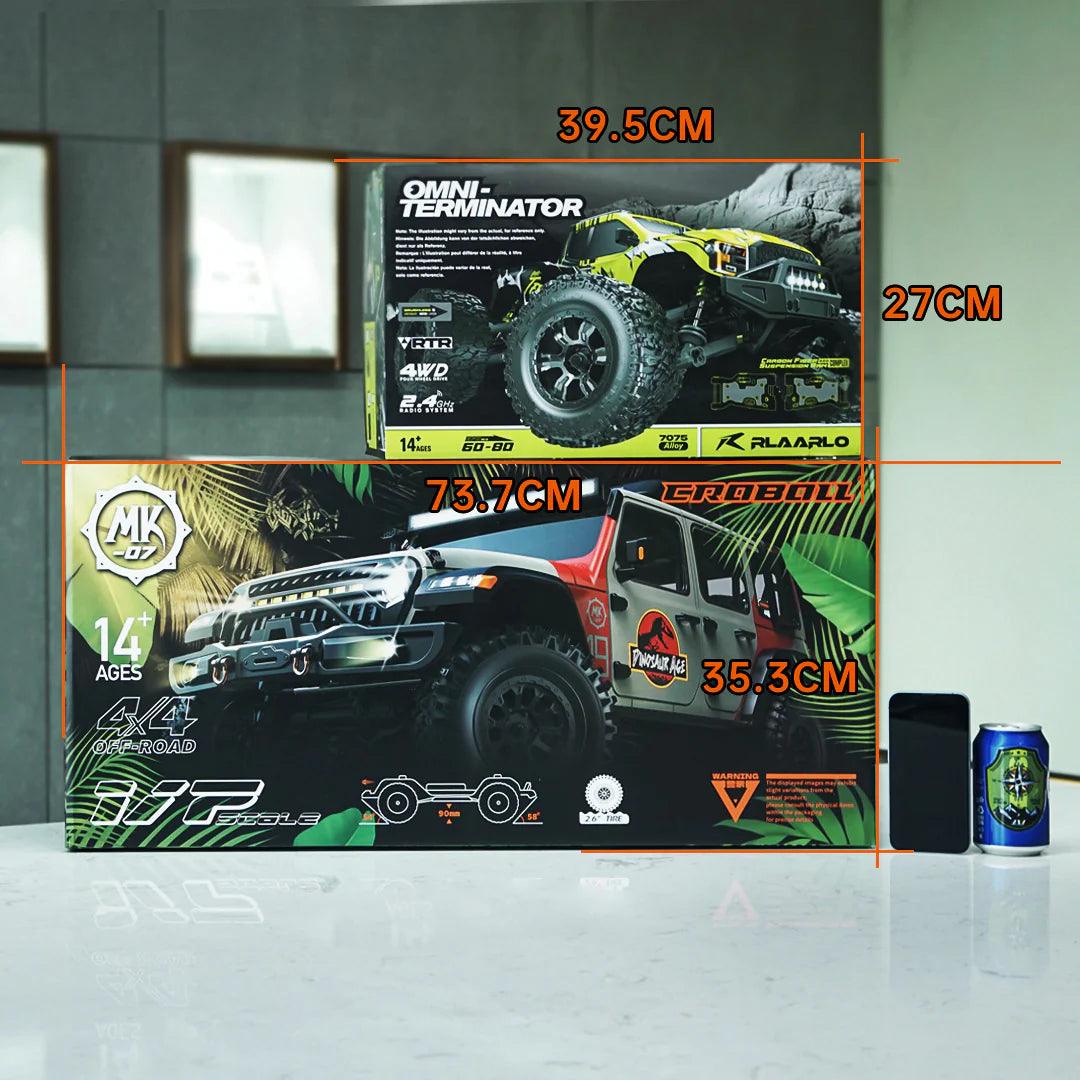 Rlaarlo MK-07 1/7 Scale 4WD Brushless RC Crawler | India.