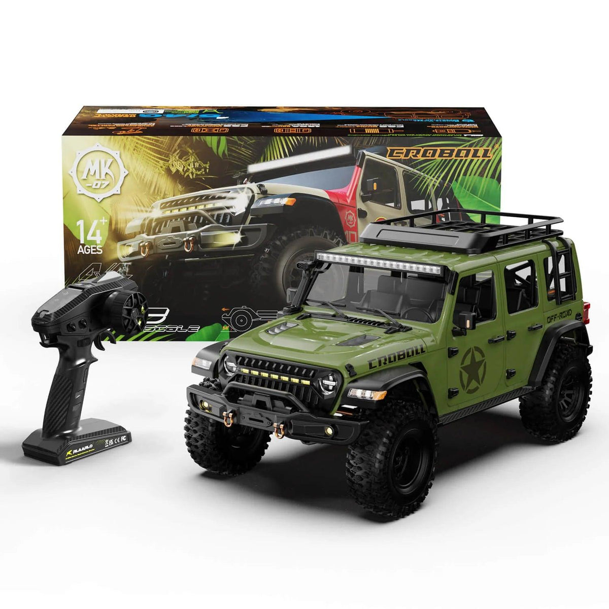 Rlaarlo MK-07 1/7 Scale 4WD Brushless RC Crawler | India.