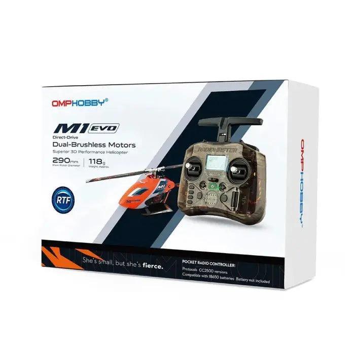 OMPHOBBY M1 RC Helicopter EVO Version OMPHOBBY M1 EVO Heli | India.