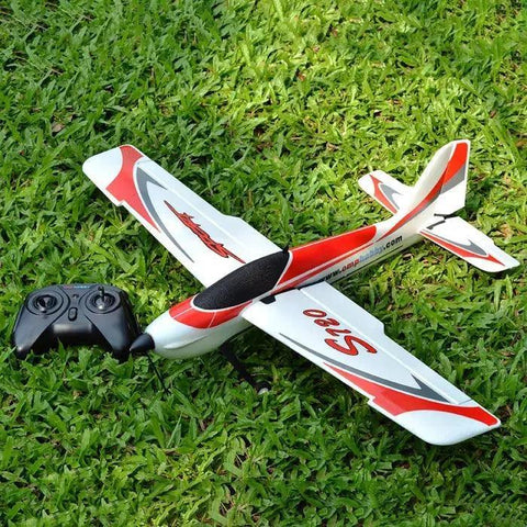 OMPHOBBY S720 RC Plane RTF 6-Axis Gyro Stabilizer RC Airplane Ready To Fly With Normal Flight Mode Aerobatic Flight Mode RC Planes | India.