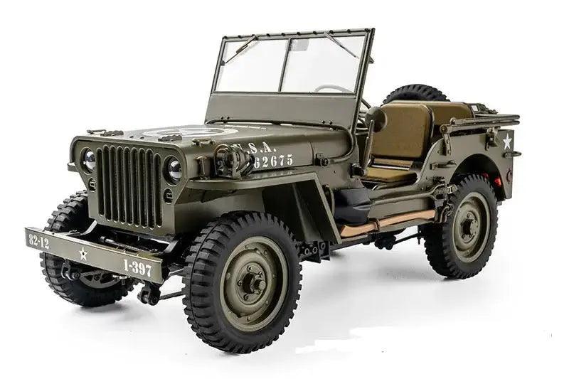 ROCHOBBY 1:12 1941 MB Scaler RTR Green(Willy's Jeep) RC | India.