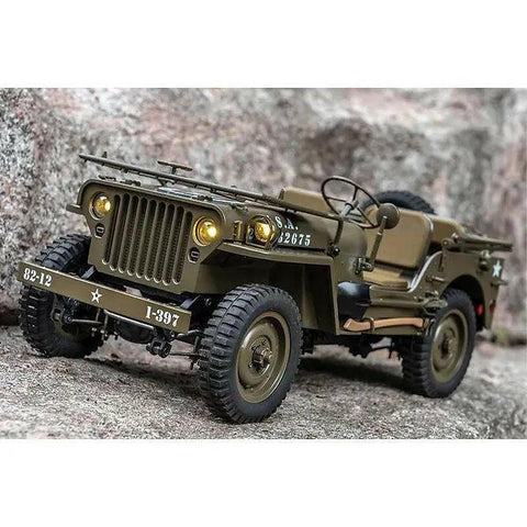 ROCHOBBY 1:12 1941 MB Scaler RTR Green(Willy's Jeep) RC | India.