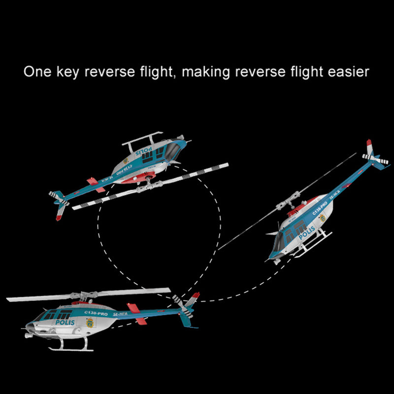 RC ERA C138 PRO Bell 206 Jet Ranger 2.4G 6CH 1/33 Scale RC Helicopter Model RTF | India