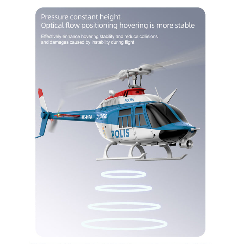 RC ERA C138 PRO Bell 206 Jet Ranger 2.4G 6CH 1/33 Scale RC Helicopter Model RTF | India