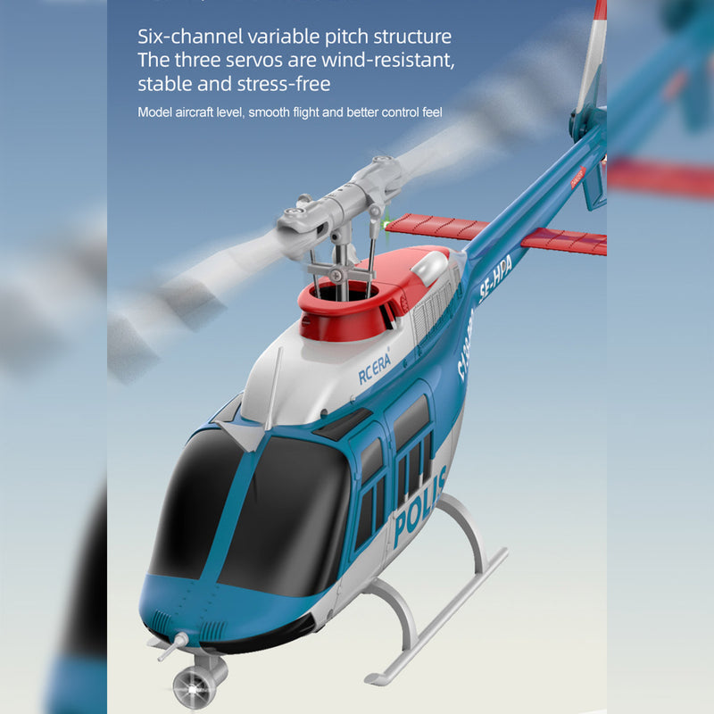 RC ERA C138 PRO Bell 206 Jet Ranger 2.4G 6CH 1/33 Scale RC Helicopter Model RTF | India