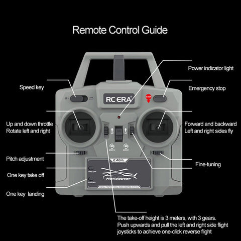 RC ERA C138 PRO Bell 206 Jet Ranger 2.4G 6CH 1/33 Scale RC Helicopter Model RTF | India