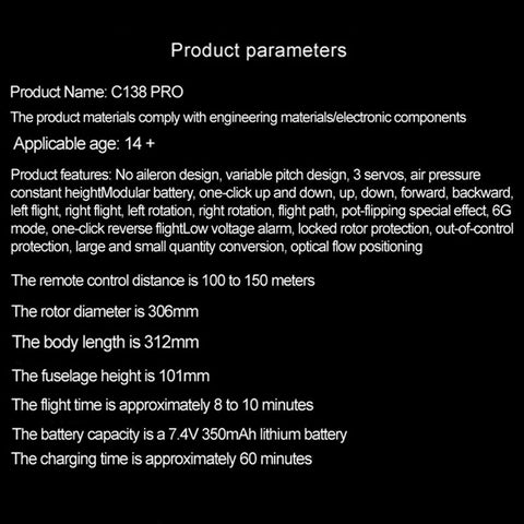 RC ERA C138 PRO Bell 206 Jet Ranger 2.4G 6CH 1/33 Scale RC Helicopter Model RTF | India