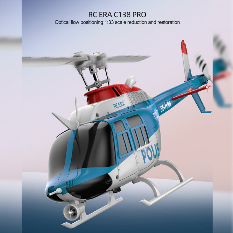 RC ERA C138 PRO Bell 206 Jet Ranger 2.4G 6CH 1/33 Scale RC Helicopter Model RTF | India
