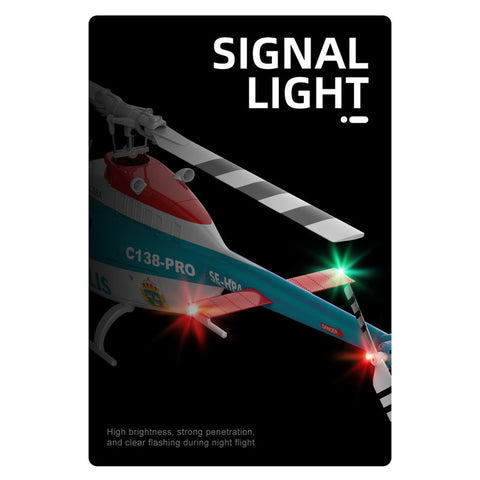 RC ERA C138 PRO Bell 206 Jet Ranger 2.4G 6CH 1/33 Scale RC Helicopter Model RTF | India