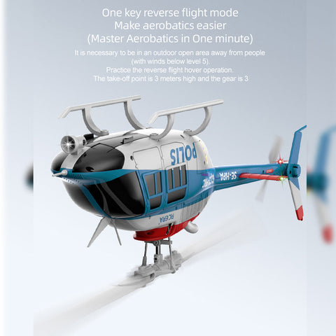 RC ERA C138 PRO Bell 206 Jet Ranger 2.4G 6CH 1/33 Scale RC Helicopter Model RTF | India